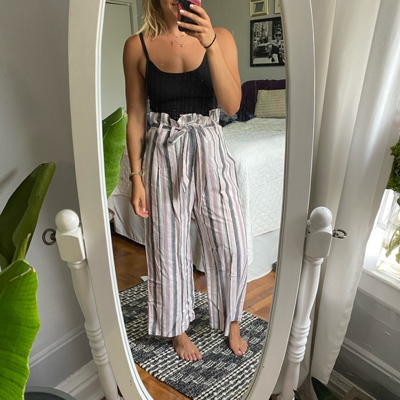 RACHEL Rachel Roy Pants - NWT Rachel Roy Wide Leg Linen Trousers